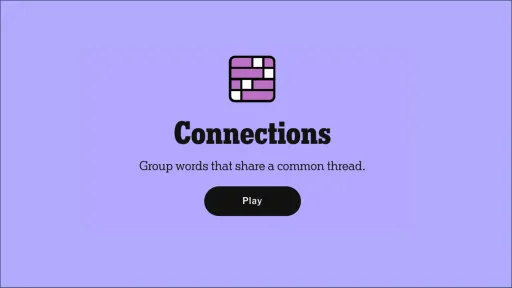 Connections Game Intro