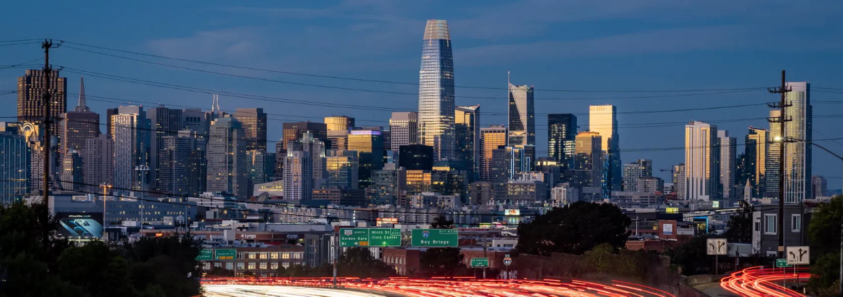 Downtown SF from Hospital Curve